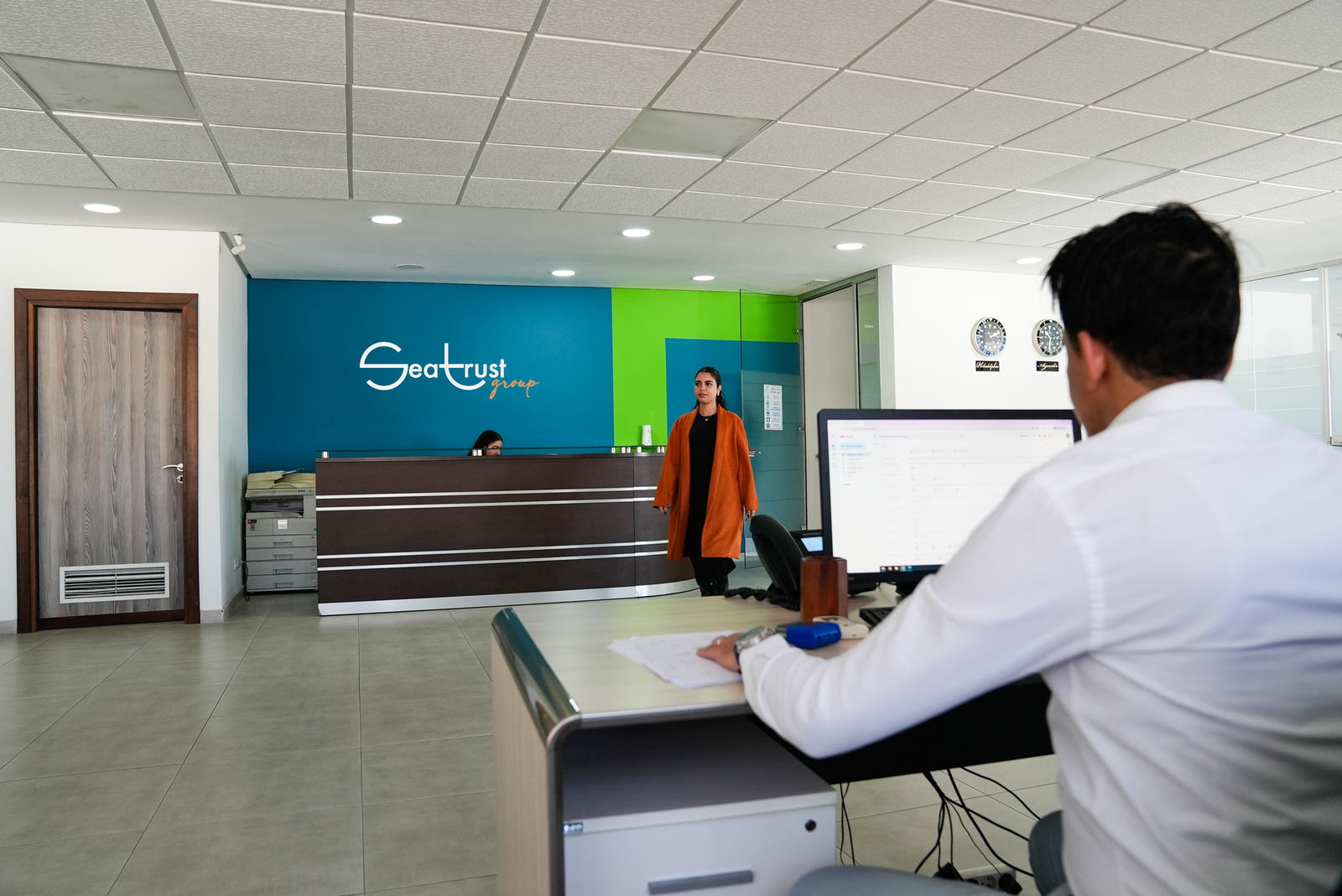 SeaTrust team coordinating logistics operations